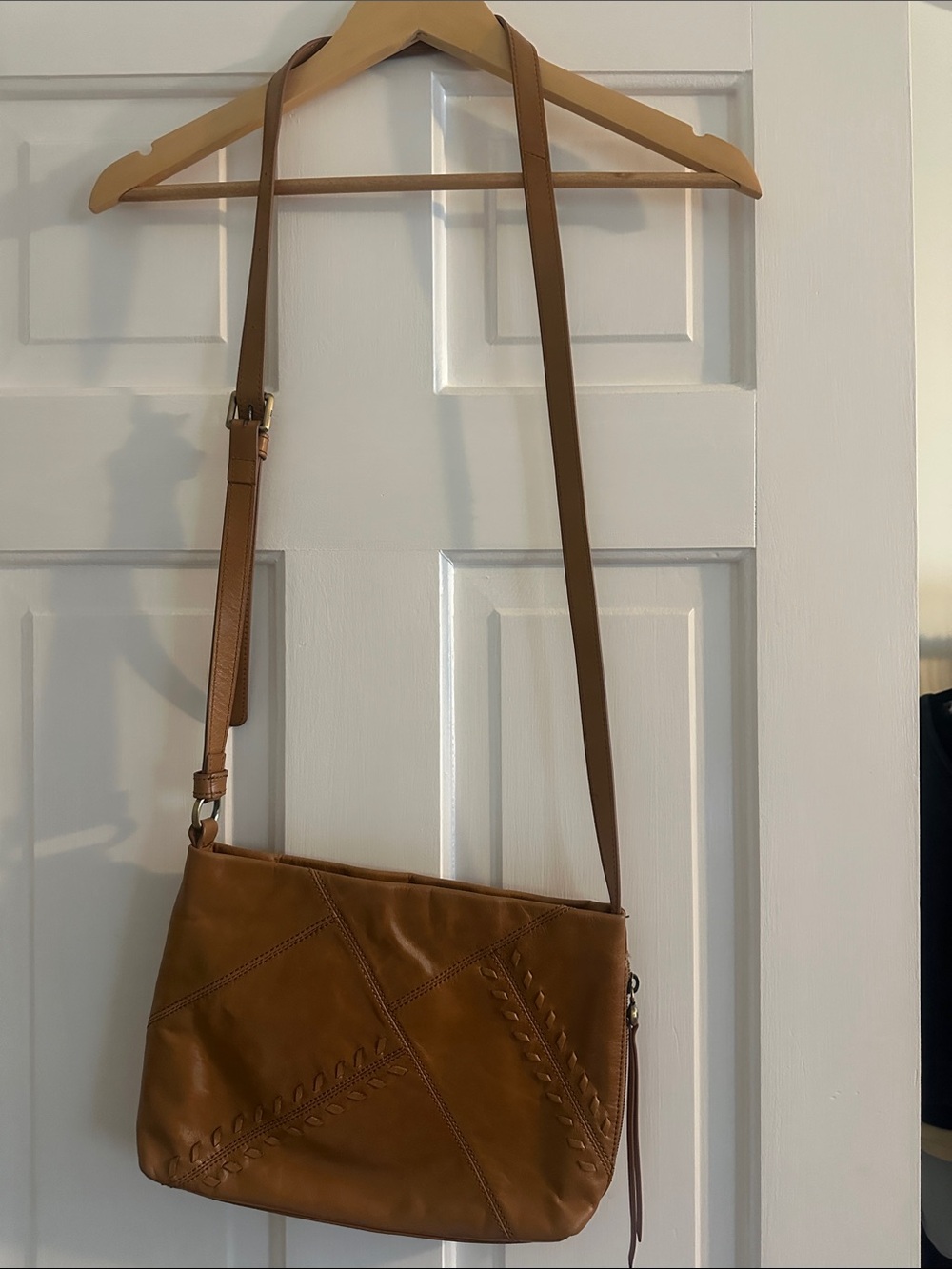 HOBO Tan Leather Crossbody Bag - Saddle Tan